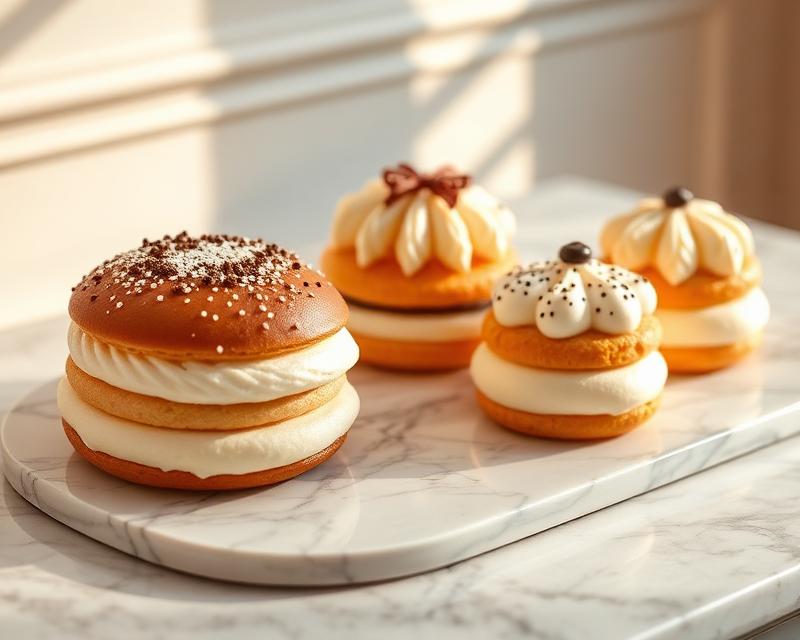 Petits gâteaux et pâtisseries fines individuelles